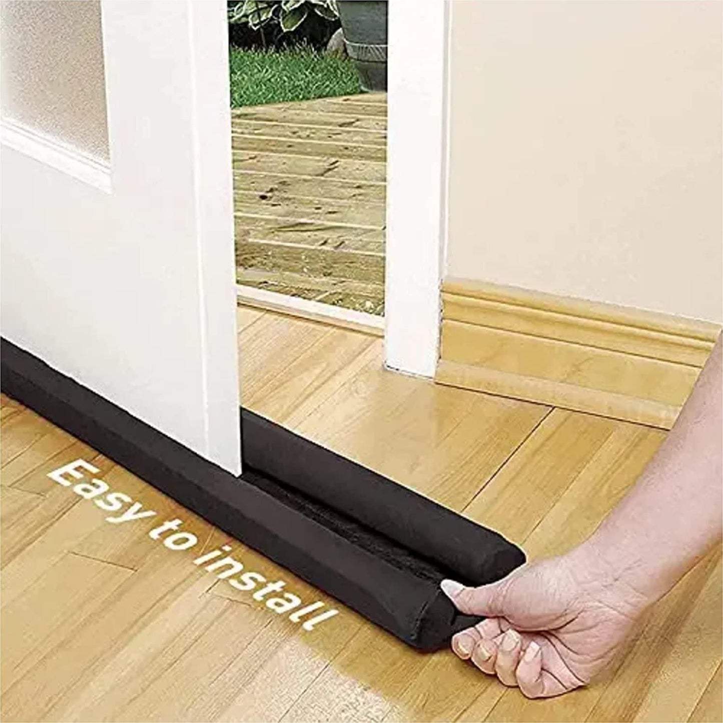 Door Protector- Door Draft Fabric Cover Guard Door Gap Sealer